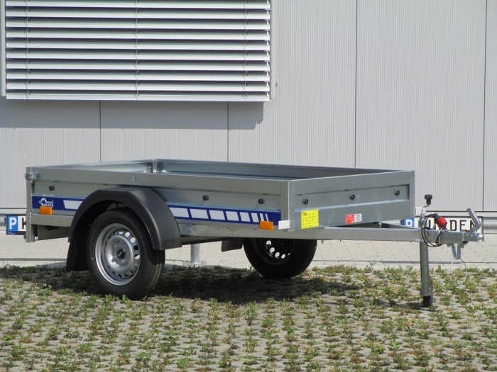 PKW-Anhänger Plattform TEB274020TA, 2700 kg, kippbar, Seilwinde, in Bayern  - Regensburg, Gebrauchte Auto-Anhänger kaufen